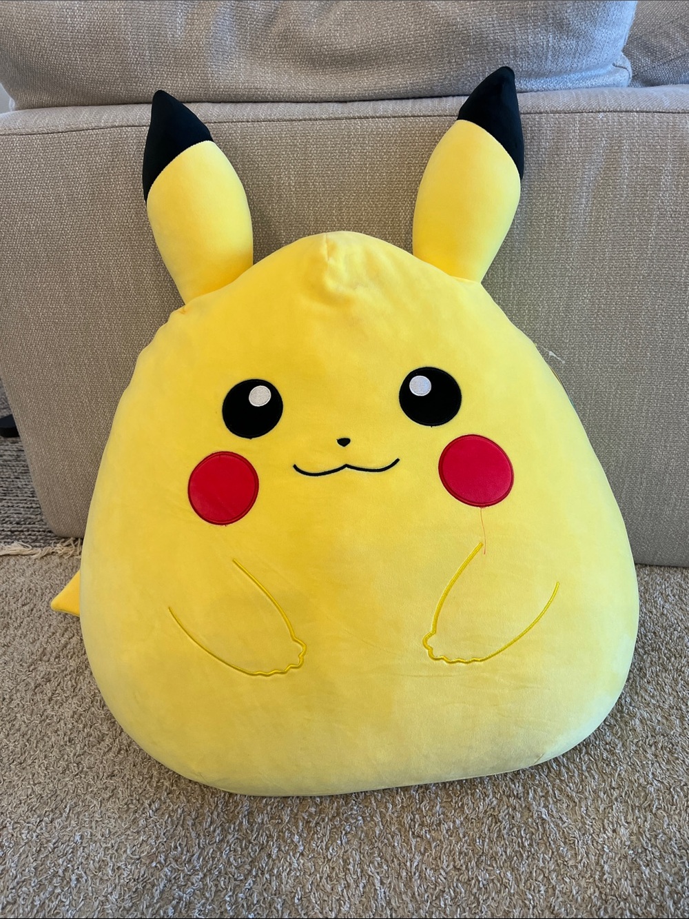 Squishmallows Pikachu BIG Plush Pillow Pokemon. Brand new